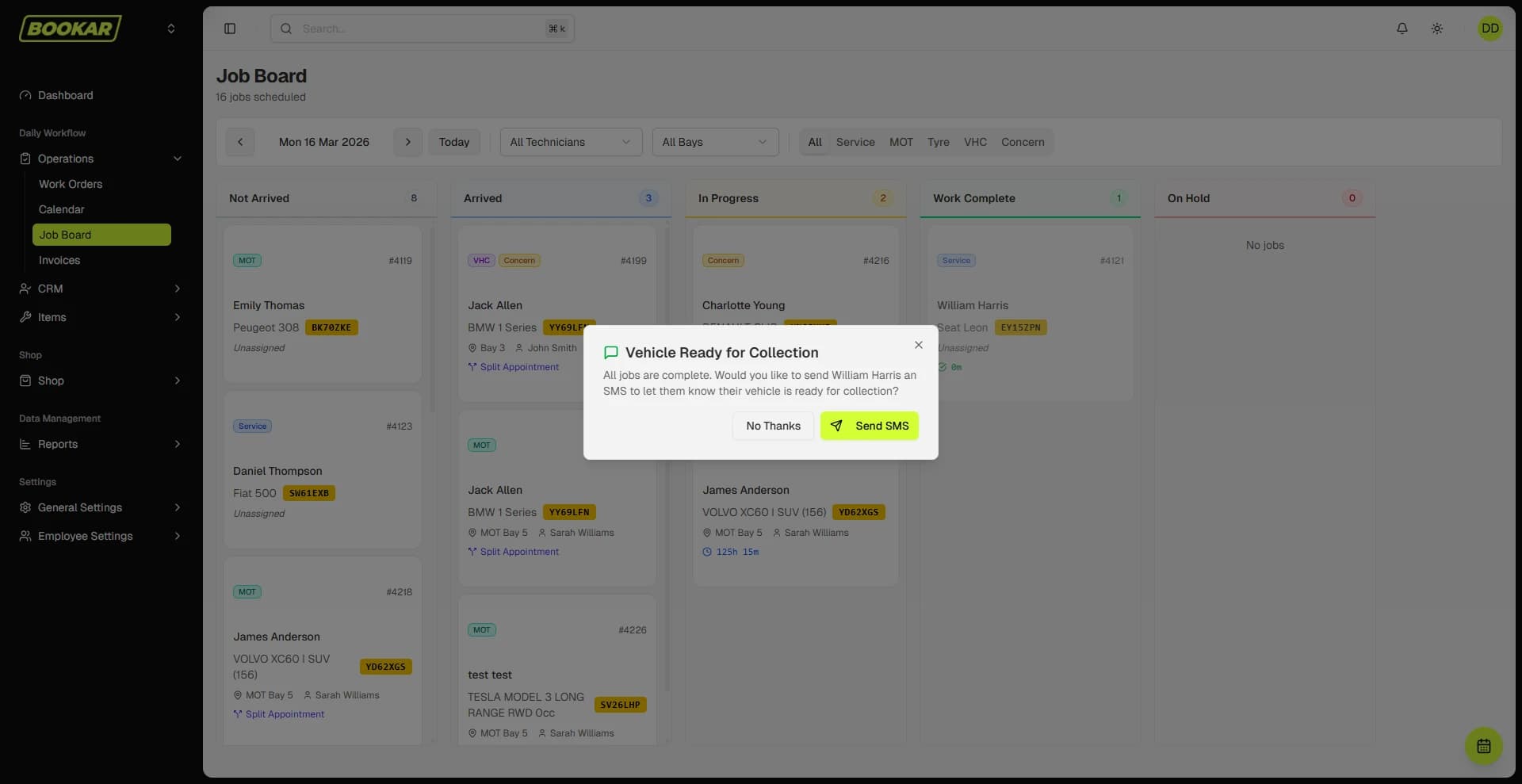 BOOKAR job board